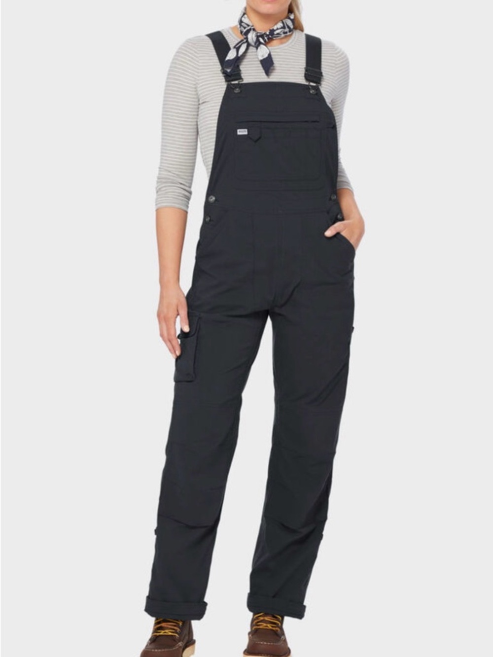 Duluth Trading Women's Heirloom Gardening Bib Overalls-Black